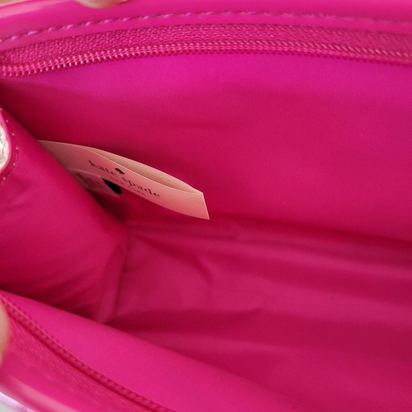 Kate Spade New York Heddy Whitehall Court Bow Toiletry Cosmetic Pencil Bag Case - Picture 4 of 12